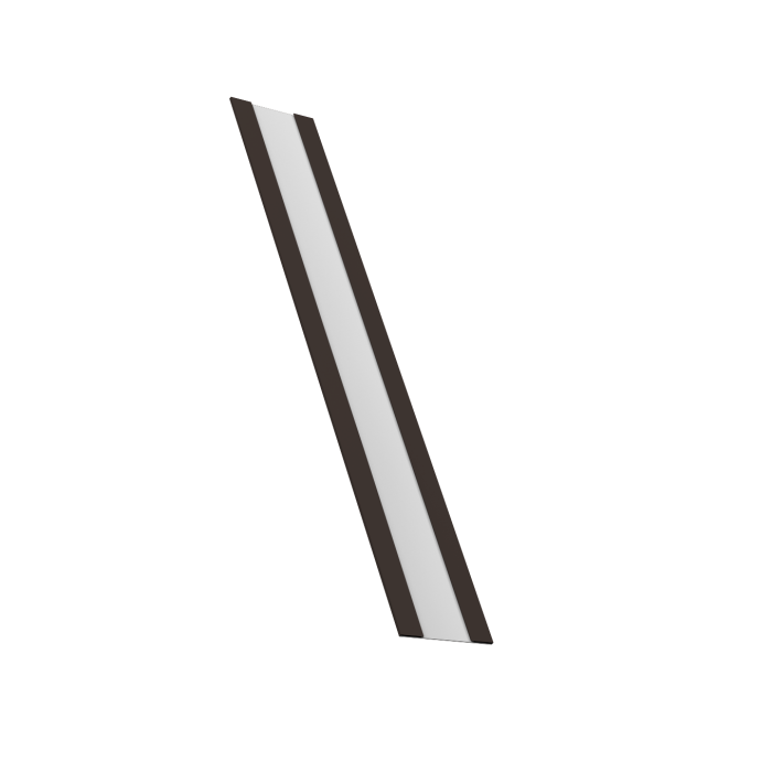 Крепежная планка жалюзи Milan, Milan Slim, Tokyo 0,5 Drap RR 32 темно-коричневый (3м)