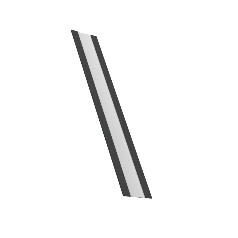 Крепежная планка жалюзи Milan, Milan Slim, Tokyo 0,5 PurPro Matt 275 RAL 7016 антрацитово-серый (1,8м)