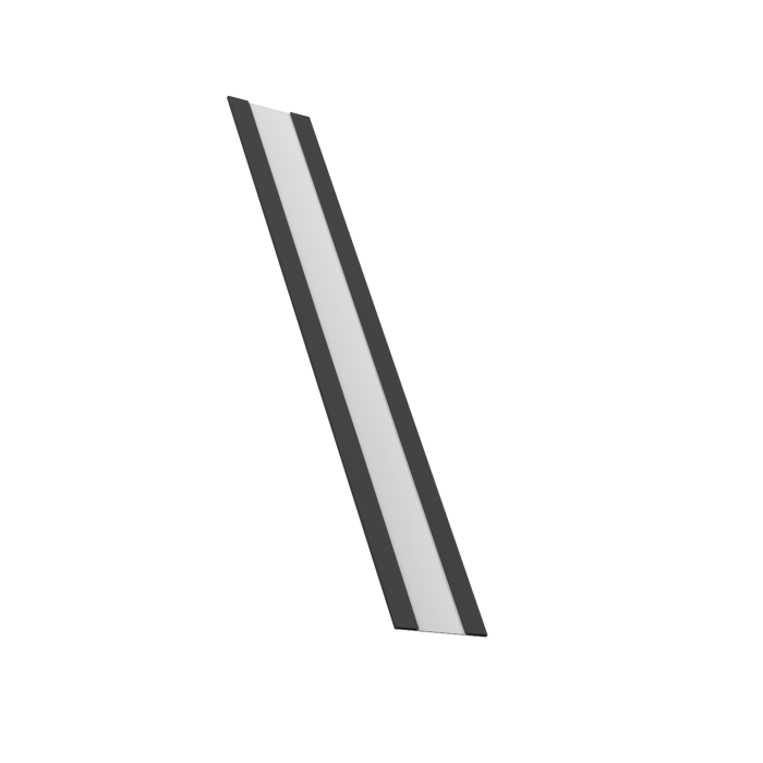 Крепежная планка жалюзи Milan, Milan Slim, Tokyo 0,5 PurPro Matt 275 RAL 7016 антрацитово-серый (3м)