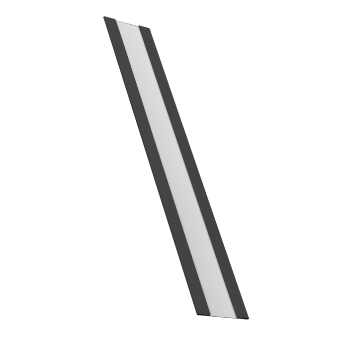 Крепежная планка жалюзи Milan, Milan Slim, Tokyo 0,5 Satin RAL 7016 антрацитово-серый (2,5м)