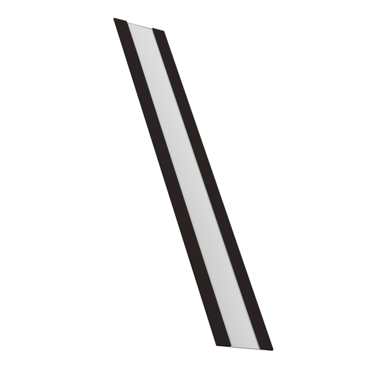 Крепежная планка жалюзи Milan, Milan Slim, Tokyo 0,5 Satin RAL 9005 черный (2м)