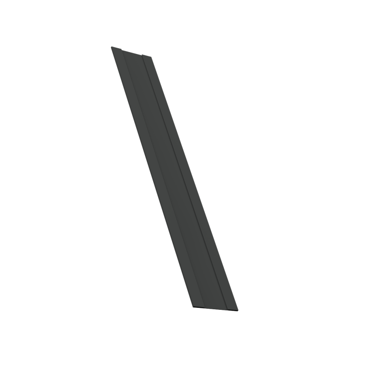 Крепежная планка жалюзи Milan, Milan Slim, Tokyo 0,5 Velur X RAL 7016 антрацитово-серый (3м)