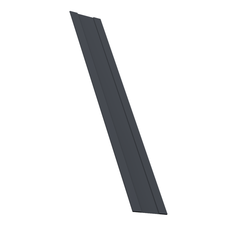 Крепежная планка жалюзи Milan, Milan Slim, Tokyo 0,5 Velur X RAL 7024 мокрый асфальт (2м)