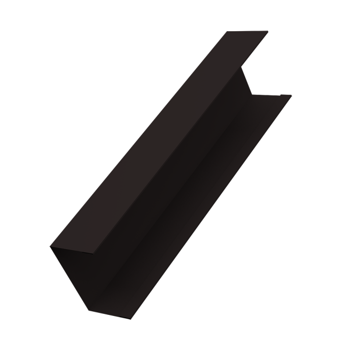 Крышка жалюзи Milan,Tokyo 0,45 Drap-double TX RAL 9005 черный (2,5м)