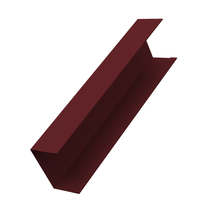 Крышка жалюзи Milan,Tokyo 0,45 PE-Double RAL 3005 красное вино (3м)