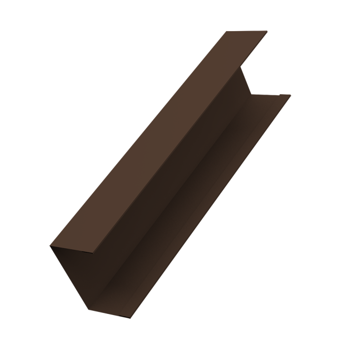 Крышка жалюзи Milan,Tokyo 0,45 PE-Double RAL 8017 шоколад (2,5м)