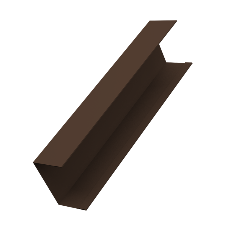 Крышка жалюзи Milan,Tokyo 0,45 PE-Double RAL 8017 шоколад (3м)