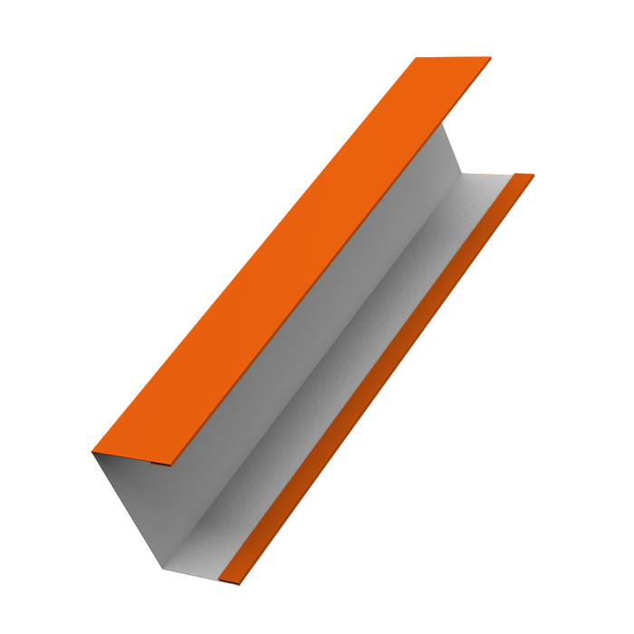 Крышка жалюзи Milan,Tokyo 0,45 PE RAL 2004 оранжевый (2м)