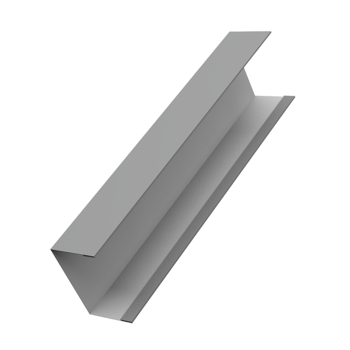 Крышка жалюзи Milan,Tokyo 0,5 Satin RAL 9006 бело-алюминиевый (2,5м)