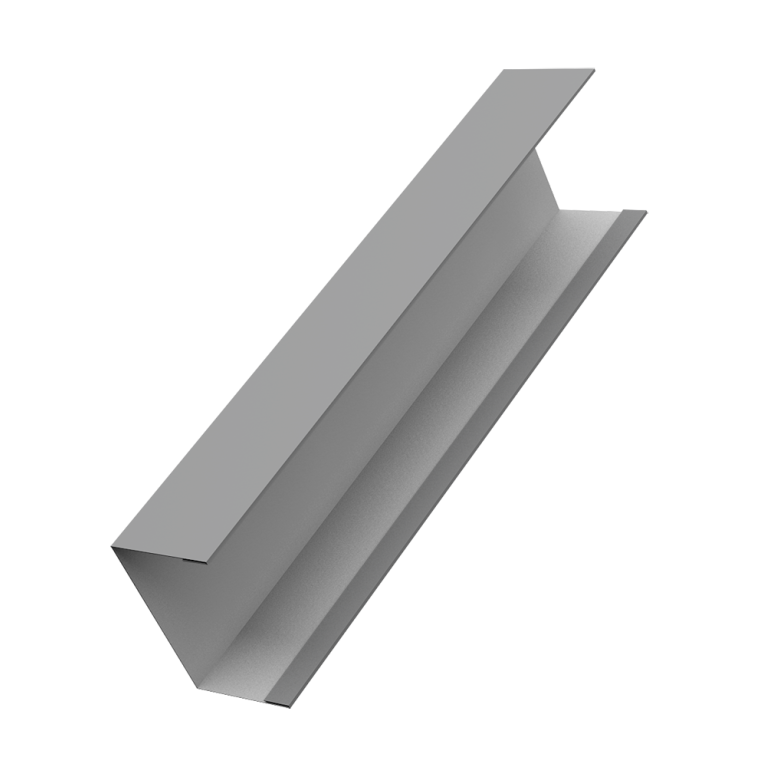 Крышка жалюзи Milan,Tokyo 0,5 Satin RAL 9006 бело-алюминиевый (2,5м)