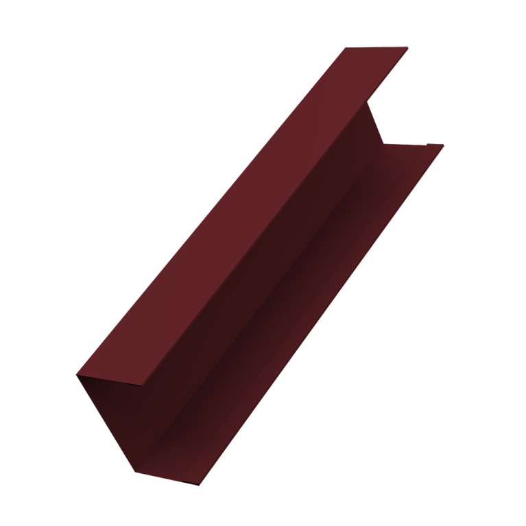 Крышка жалюзи Milan, Tokyo (для калиток, ворот) 0,45 PE-Double RAL 3005 красное вино (2,5м)