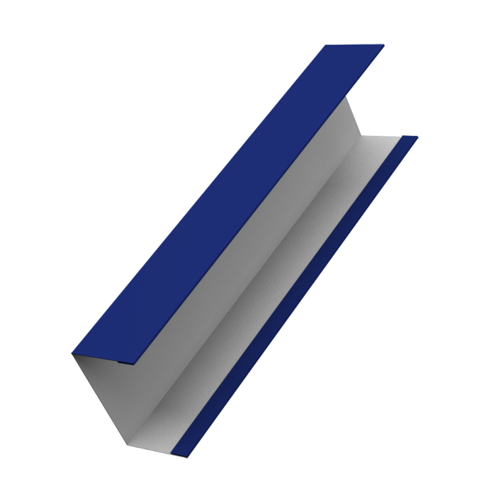 Крышка жалюзи Milan, Tokyo (для калиток, ворот) 0,45 PE RAL 5002 ультрамариново-синий (3м)