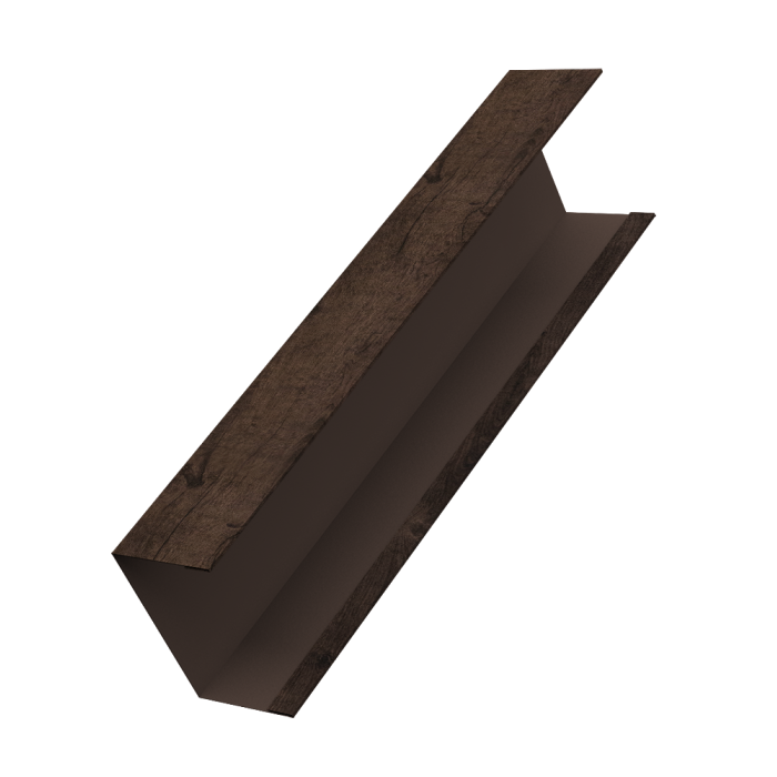 Крышка жалюзи Milan, Tokyo (для калиток, ворот) 0,45 Print-double Elite Antique Wood (2м)