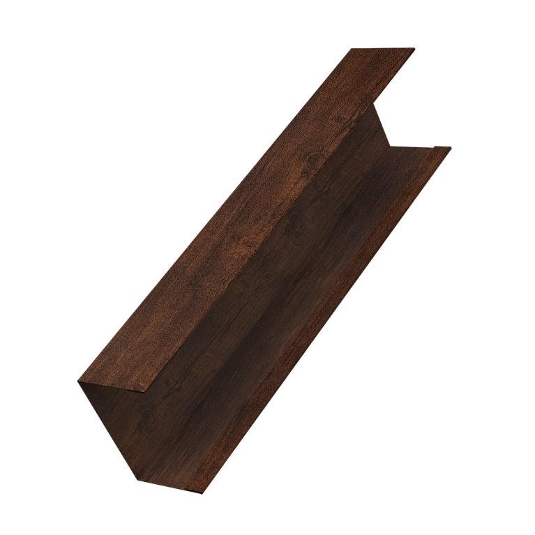 Крышка жалюзи Milan, Tokyo (для калиток, ворот) 0,45 Print-double Premium Cherry Wood Dark F (2,5м)