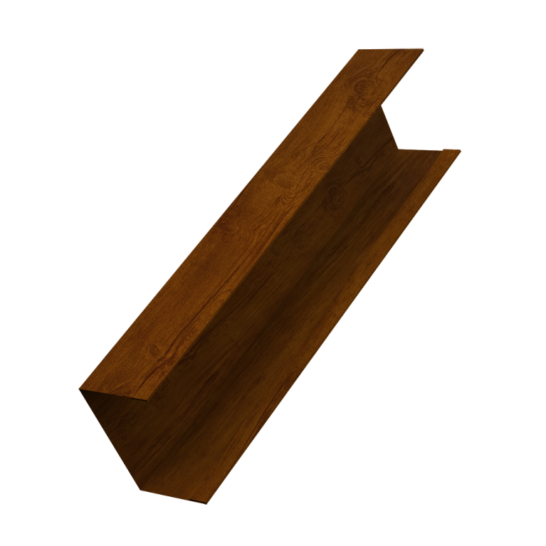 Крышка жалюзи Milan, Tokyo (для калиток, ворот) 0,45 Print-double Premium Golden Wood Intense F (3м)