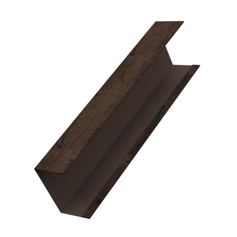 Крышка жалюзи Milan, Tokyo (для калиток, ворот) 0,45 Print Elite Antique Wood TwinColor (2м)