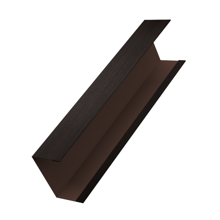 Крышка жалюзи Milan, Tokyo (для калиток, ворот) 0,45 Print Elite Coffee Wood TwinColor (2,5м)