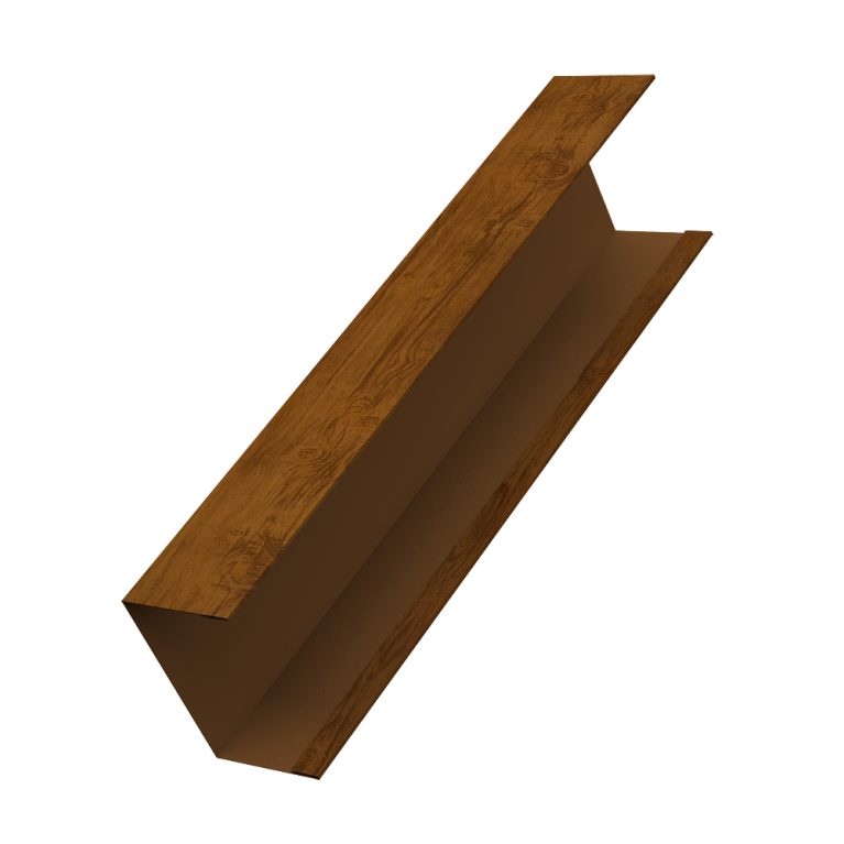 Крышка жалюзи Milan, Tokyo (для калиток, ворот) 0,45 Print Elite Golden Wood TwinColor (3м)