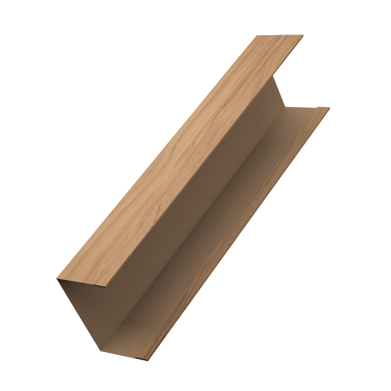 Крышка жалюзи Milan, Tokyo (для калиток, ворот) 0,45 Print Elite Honey Wood TwinColor (2м)