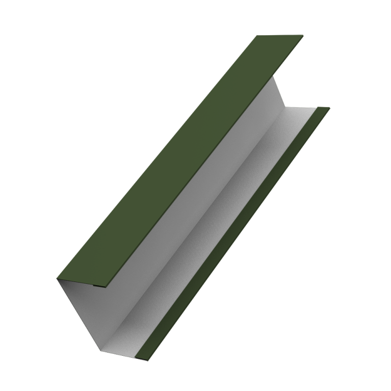 Крышка жалюзи Milan, Tokyo (для калиток, ворот) 0,5 Satin Matt TX RAL 6020 хромовая зелень (3м)