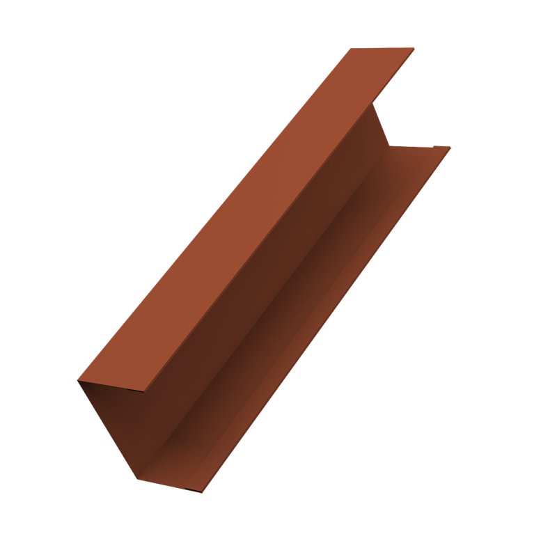 Крышка жалюзи Milan, Tokyo (для калиток, ворот) 0,5 Velur X RAL 8004 терракота (2,5м)