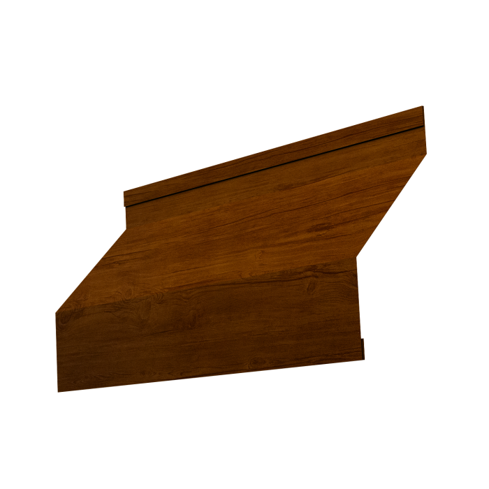 Ламель забора жалюзи Milan new 0,45 Print-Double Premium с пленкой Golden Wood Intense F