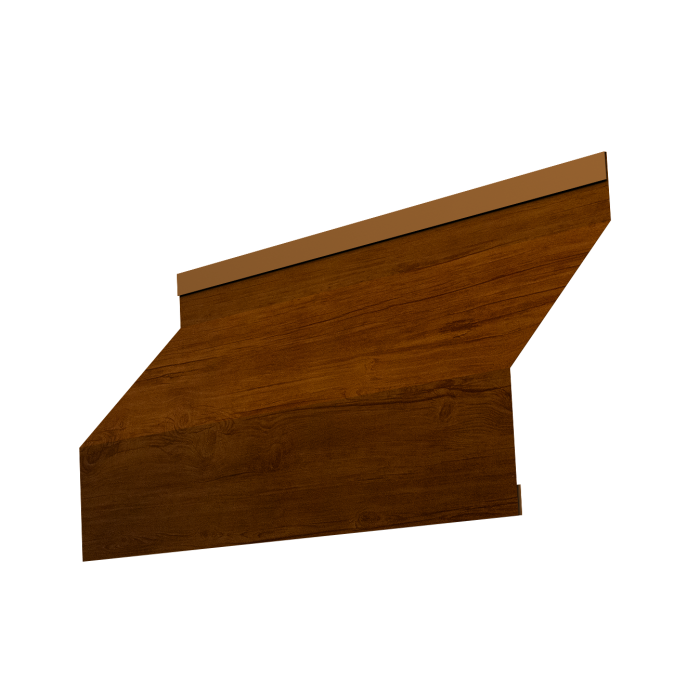 Ламель забора жалюзи Milan new 0,45 Print Premium с пленкой Golden Wood Intense FTC