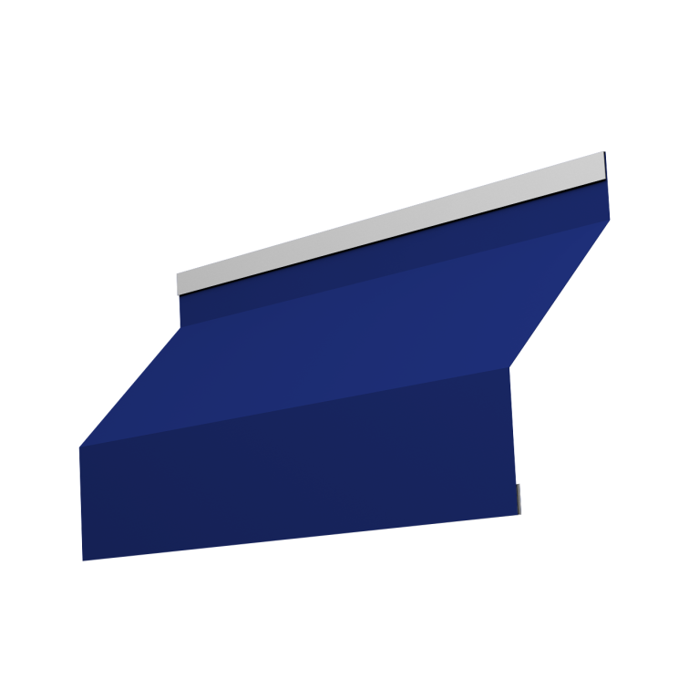 Ламель забора жалюзи Milan new 0,45 PE с пленкой RAL 5002 ультрамариново-синий