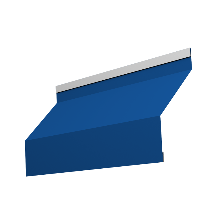 Ламель забора жалюзи Milan new 0,45 PE с пленкой RAL 5005 сигнальный синий