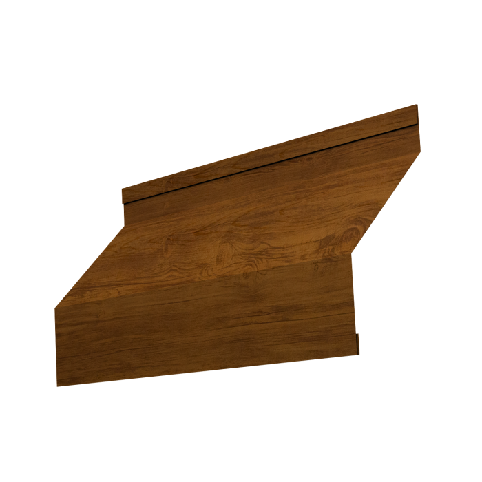 Ламель забора жалюзи Milan new 0,45 Print-Double Elite с пленкой Golden Wood