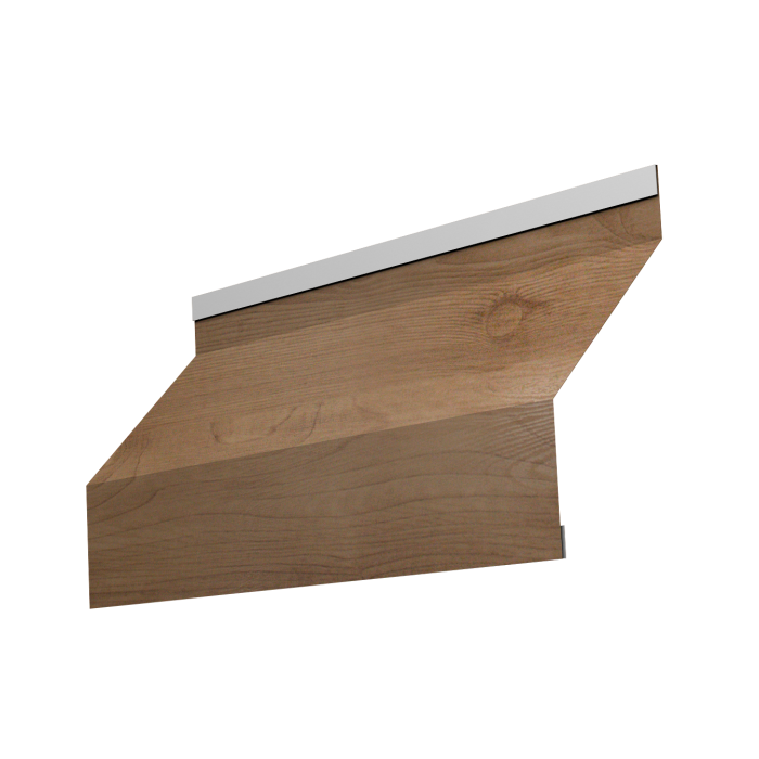 Ламель забора жалюзи Milan new 0,45 Print Premium с пленкой Pine Wood Fresh