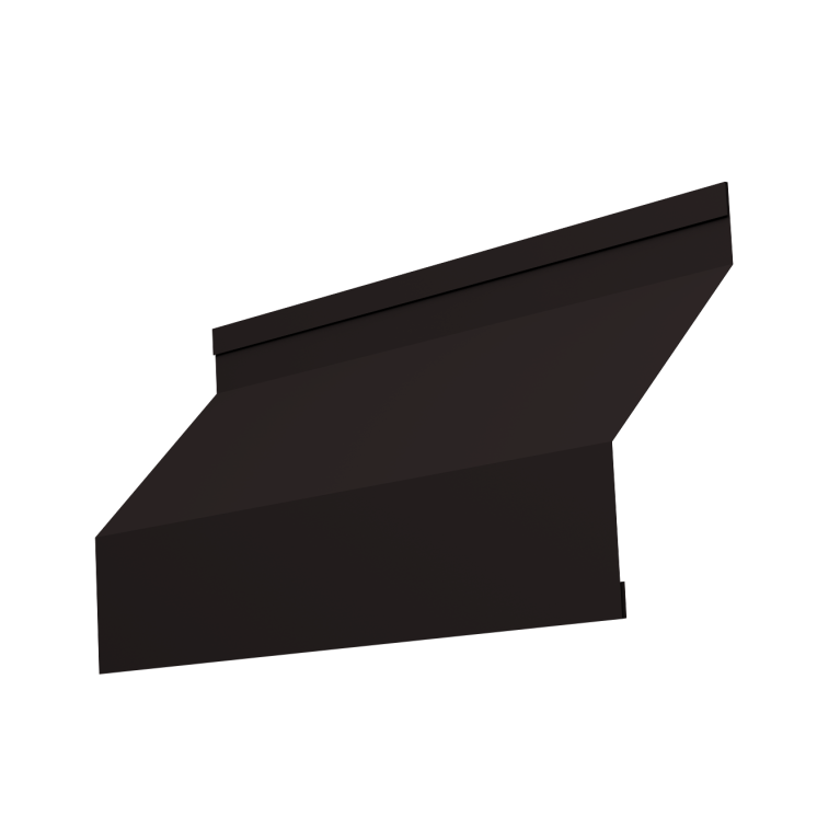 Ламель забора жалюзи Milan new 0,5 Velur X с пленкой RAL 9005 черный