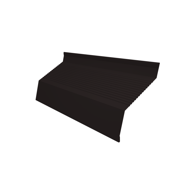 Ламель забора жалюзи Milan new gofr 0,45 Drap-double TX RAL 9005 черный