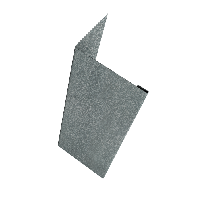 Нащельник (для калиток и ворот) 25х35 жалюзи Milan, Tokyo, Palermo 0,5 Zn (L1,68)