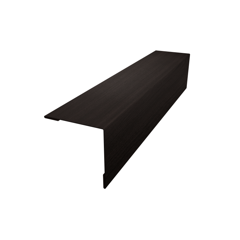 Планка завершающая 50х50 жалюзи Milan 0,45 Print Elite Coffee Wood TwinColor (2,5м)