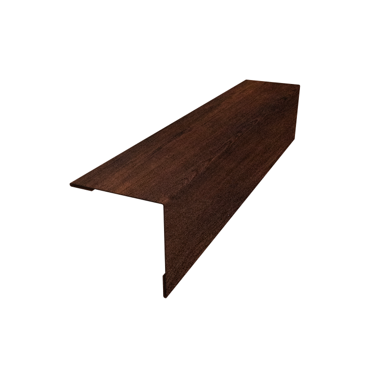 Планка завершающая 50х50 жалюзи Milan 0,45 Print Premium Cherry Wood Dark FTC (2м)