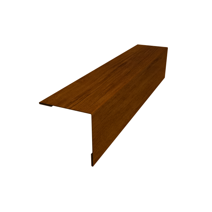 Планка завершающая 50х50 жалюзи Milan 0,45 Print Premium Golden Wood Intense FTC (3м)