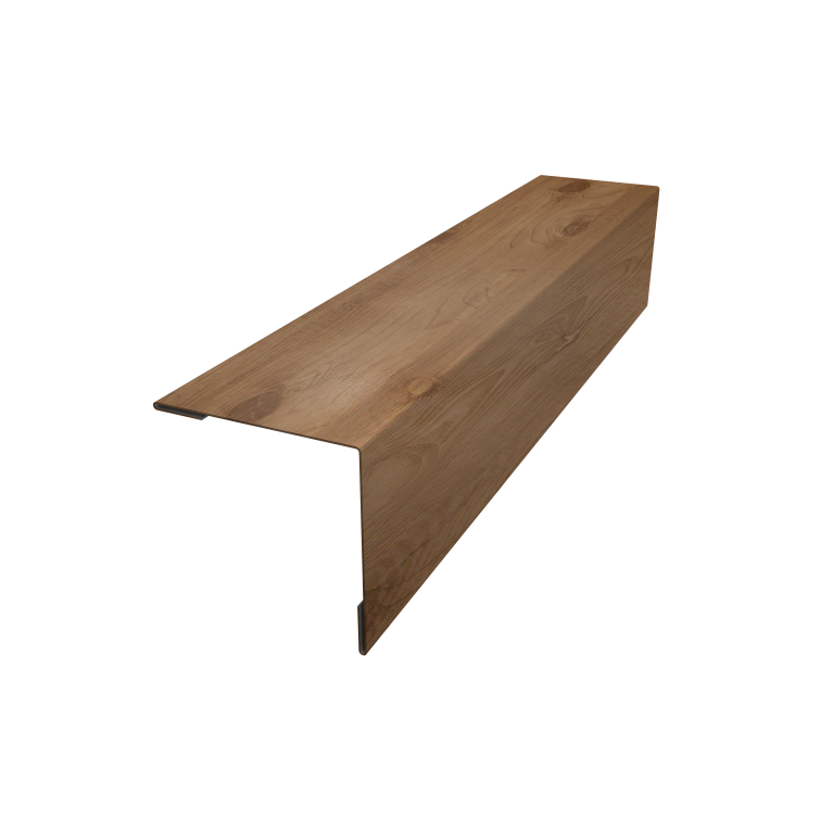 Планка завершающая 50х50 жалюзи Milan 0,45 Print Premium Pine Wood Fresh (3м)