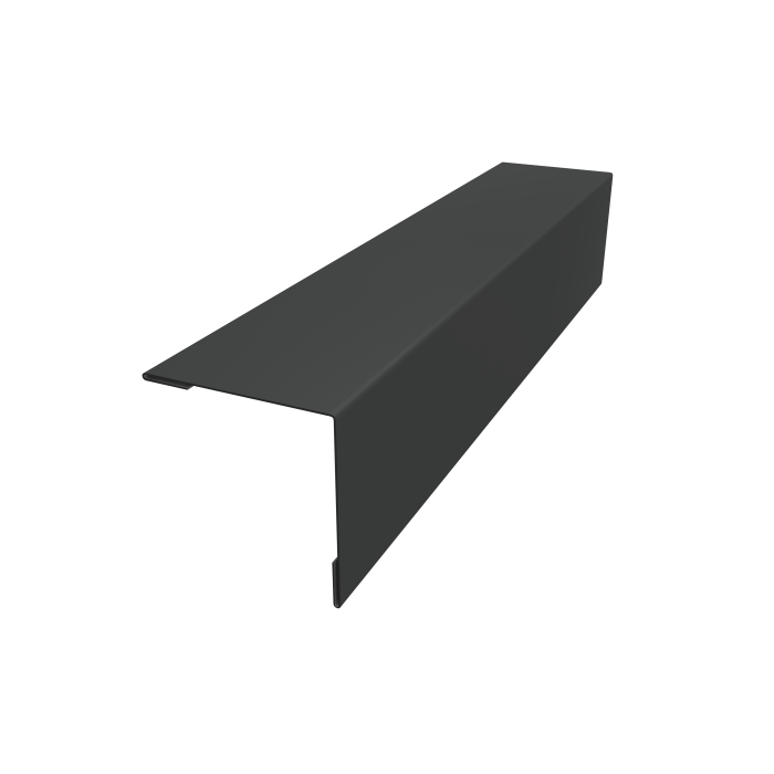 Планка завершающая 50х50 жалюзи Milan 0,5 PurPro Matt 275 RAL 7016 антрацитово-серый (2,5м)