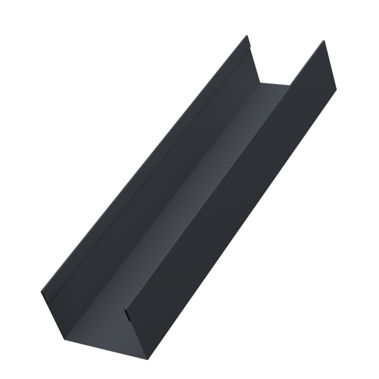 Стойка жалюзи Milan,Tokyo 0,45 PE-Double RAL 7024 мокрый асфальт (2м)