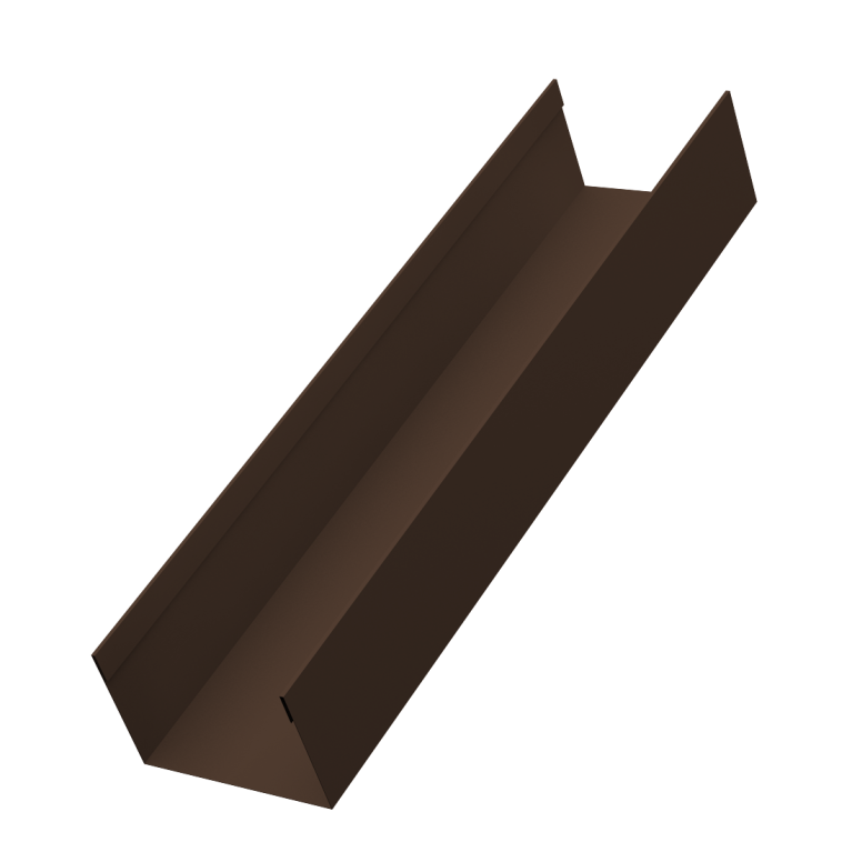 Стойка жалюзи Milan,Tokyo 0,45 PE-Double RAL 8017 шоколад (1,8м)