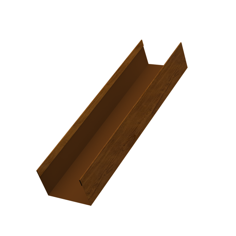 Стойка жалюзи Milan,Tokyo 0,45 Print Elite Golden Wood TwinColor (2,5м)