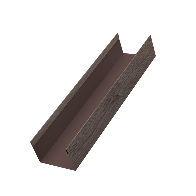 Стойка жалюзи Milan,Tokyo 0,45 Print Elite White Wood TwinColor (2,5м)