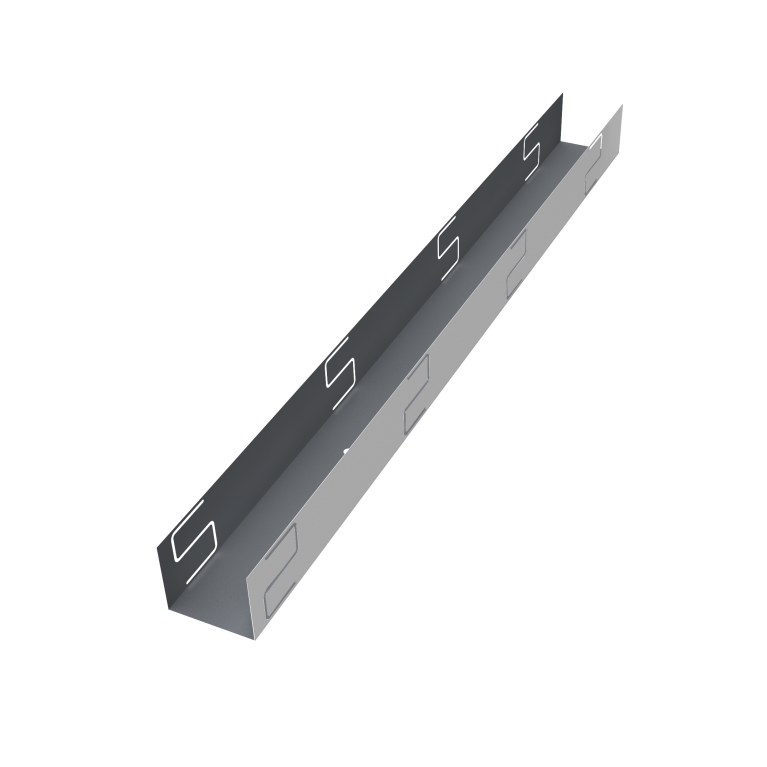 Крепежный вкладыш универсальный жалюзи Milan Slim 0,5 Satin RAL 7024 (2м)