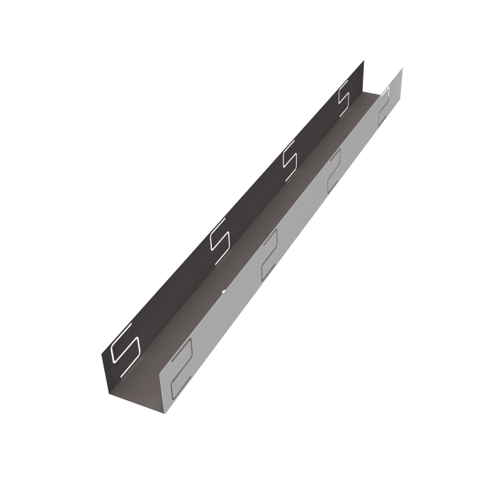 Крепежный вкладыш универсальный жалюзи Milan Slim 0,5 Satin RR 32 темно-коричневый (2м)