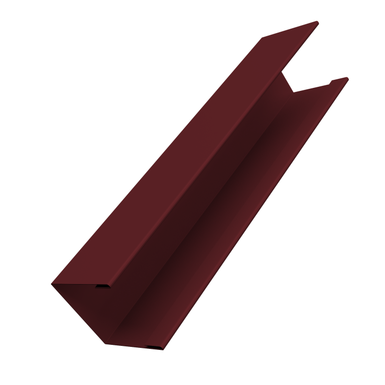 Крышка жалюзи Milan Slim 0,45 PE-Double RAL 3005 красное вино (2,5м)