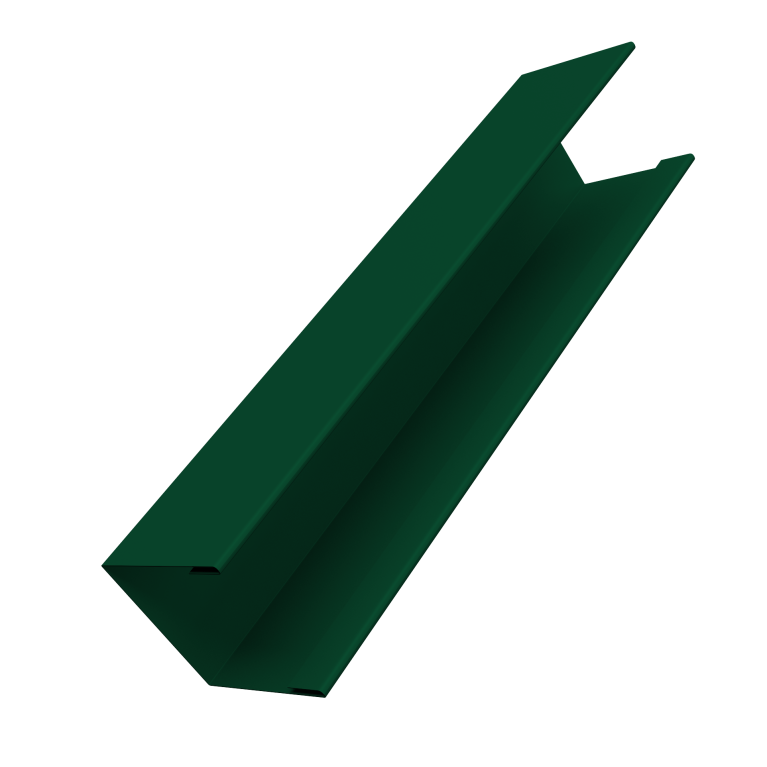 Крышка жалюзи Milan Slim 0,45 PE-Double RAL 6005 зеленый мох (3м)