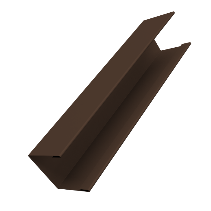 Крышка жалюзи Milan Slim 0,45 PE-Double RAL 8017 шоколад (3м)