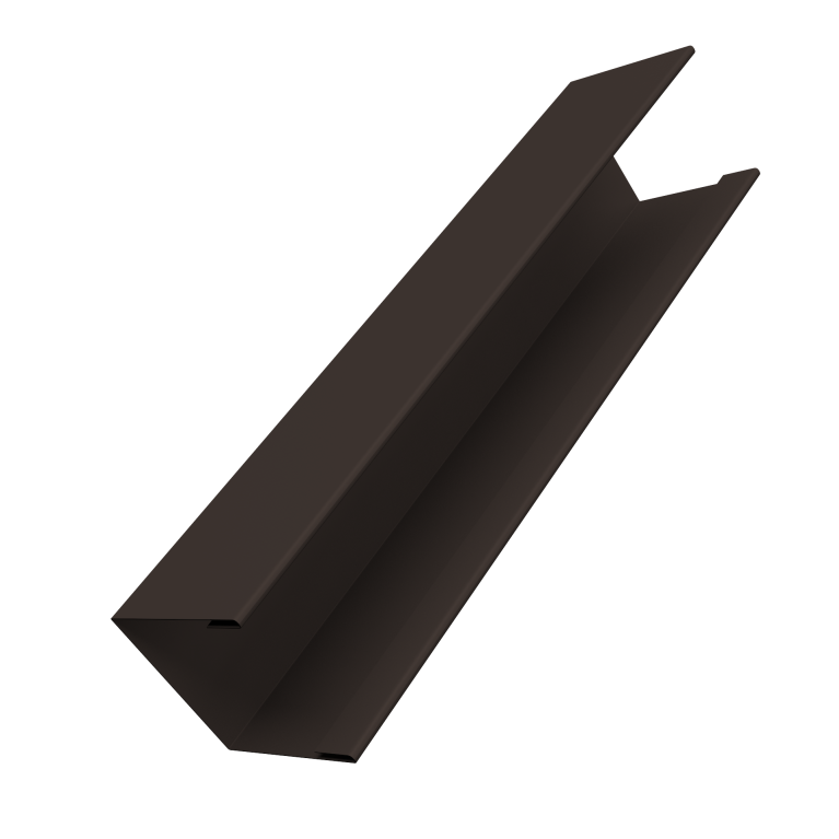 Крышка жалюзи Milan Slim 0,45 PE-Double RR 32 темно-коричневый (2,5м)