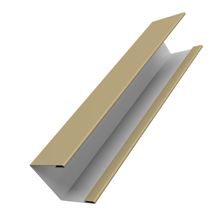 Крышка жалюзи Milan Slim 0,45 PE RAL 1014 слоновая кость (2м)